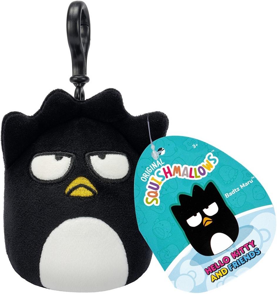 Мягкая игрушка на клипсе Squishmallows серии "Хеллоу Китти" - Бадц-Мару (9 cm), (SQSN00275) фото 3