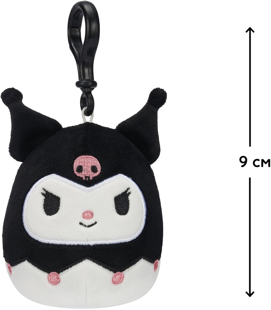 Мягкая игрушка на клипсе Squishmallows серии "Хеллоу Китти" - Куроми (9 cm), (SQSN00277) фото 