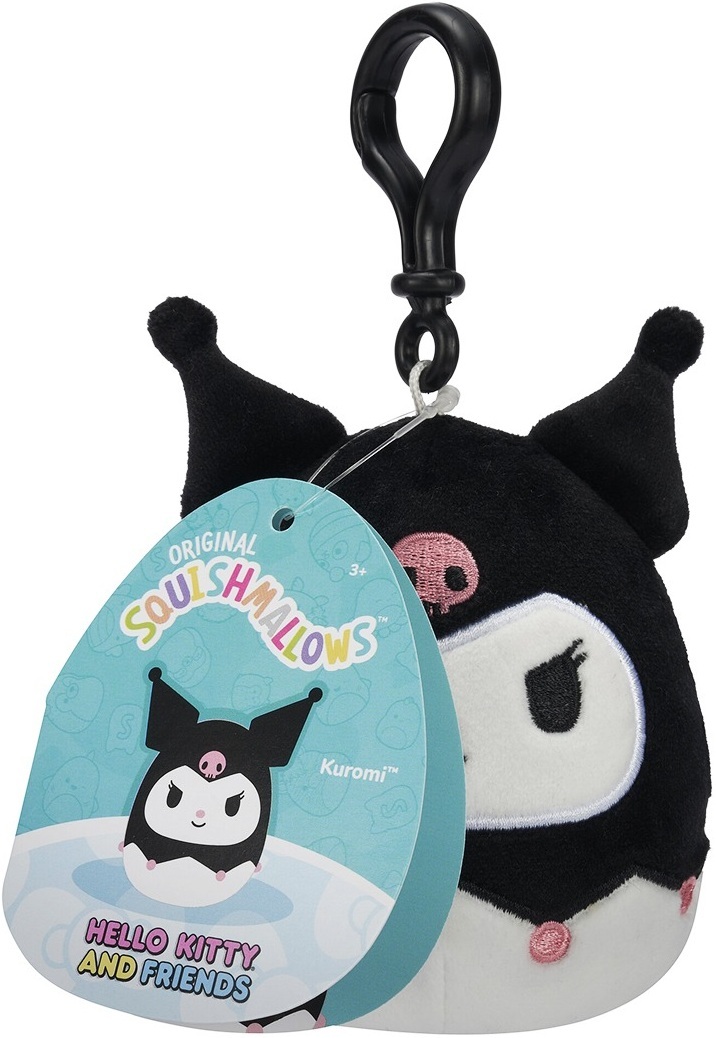 Мягкая игрушка на клипсе Squishmallows серии "Хеллоу Китти" - Куроми (9 cm), (SQSN00277) фото 