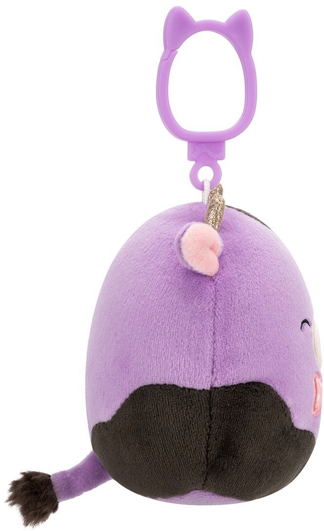 М'яка іграшка на кліпсі Squishmallows - Корівка Алексі (9 см), (SQCP00463)фото4