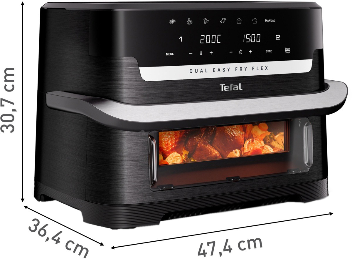 Мультипіч Tefal Dual Easy Fry Flex (EY9228E0)фото