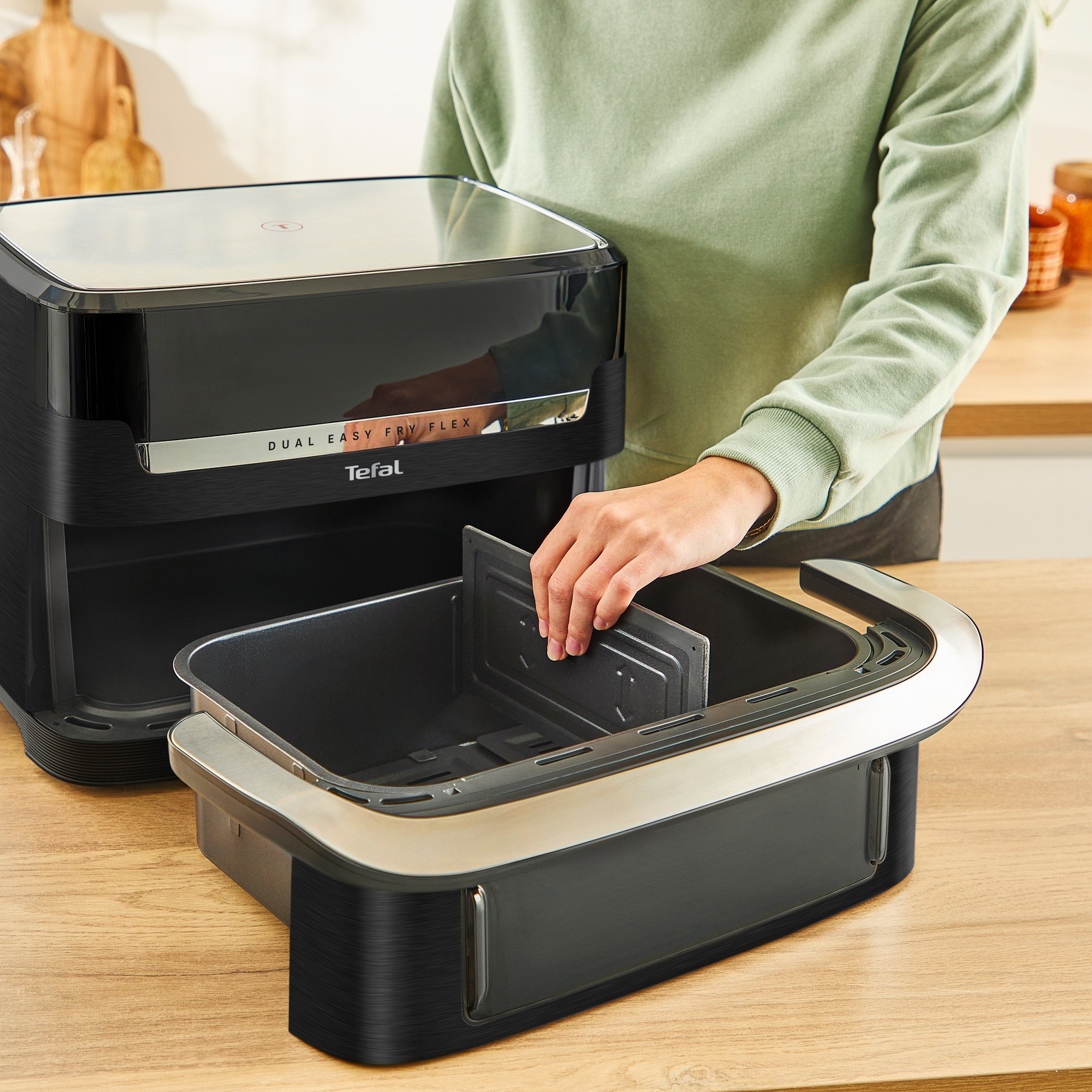 Мультипіч Tefal Dual Easy Fry Flex (EY9228E0)фото