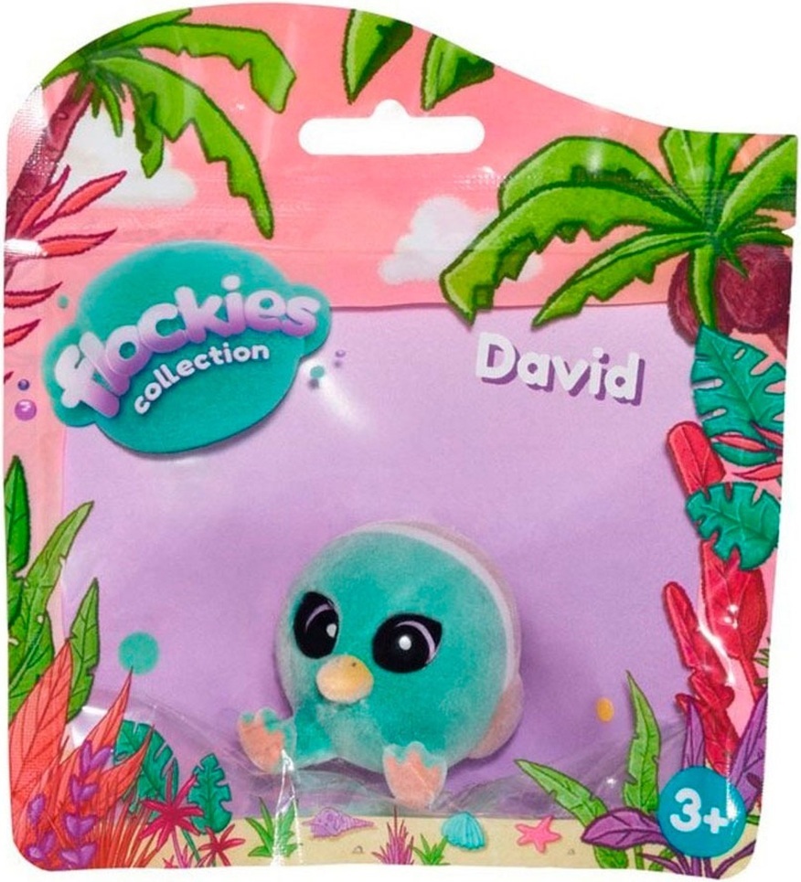Колекційна фігурка Flockies S2 - Качка Девід (FLO0408)фото