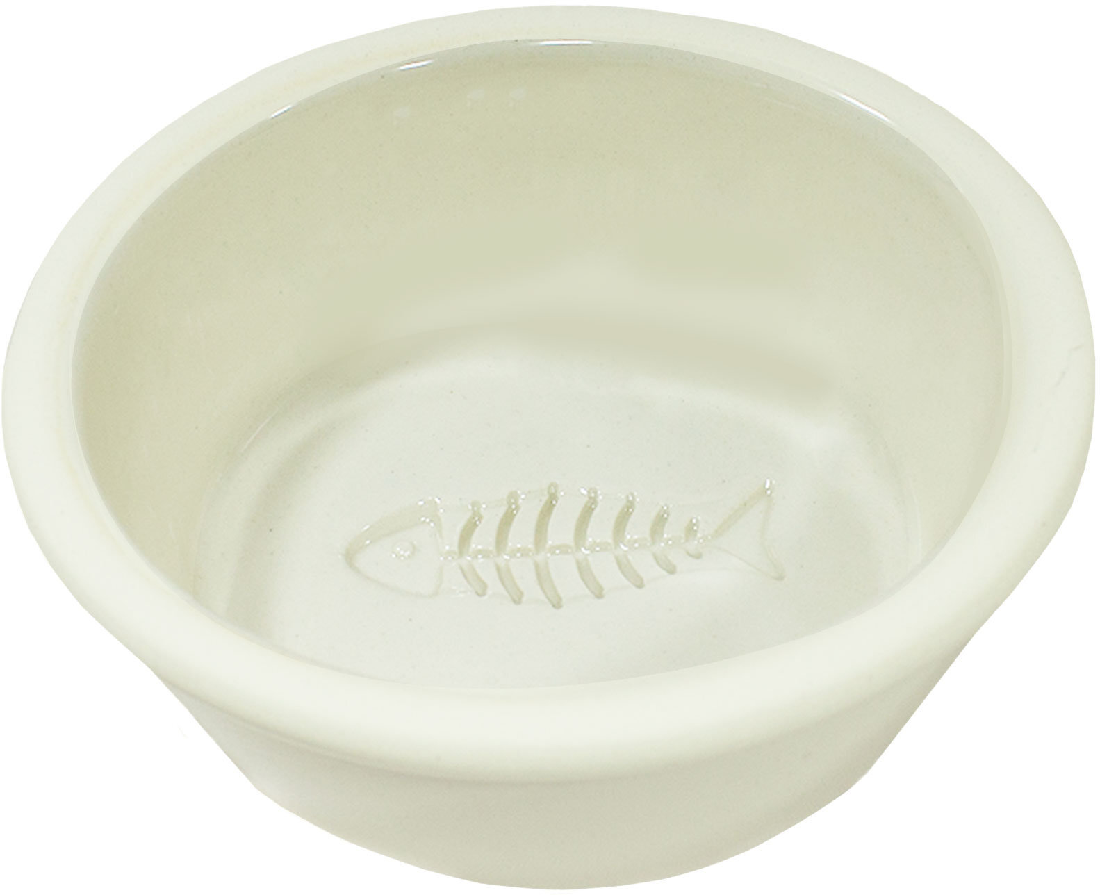 Миска для собак и котов Lucky Pet керамическая бежевая 350 мл фото 2