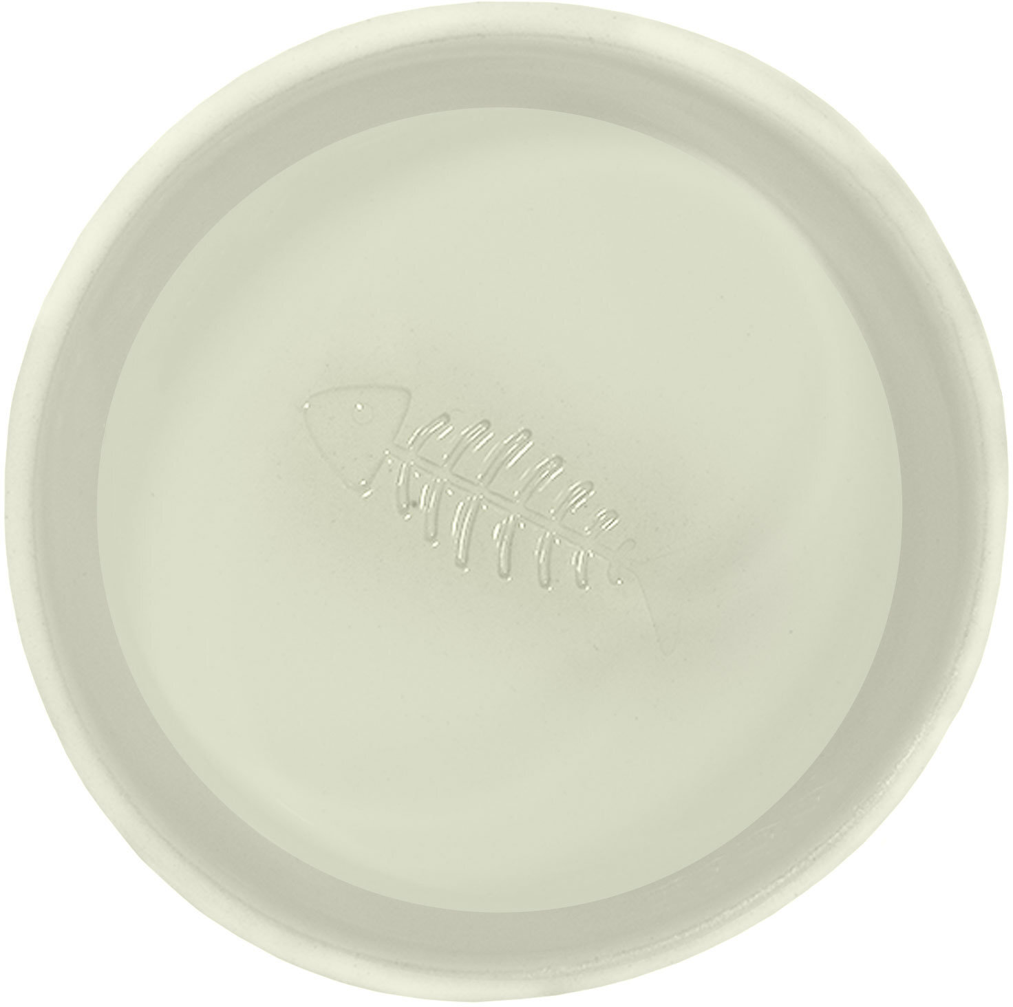 Миска для собак и котов Lucky Pet керамическая бежевая 250 мл фото