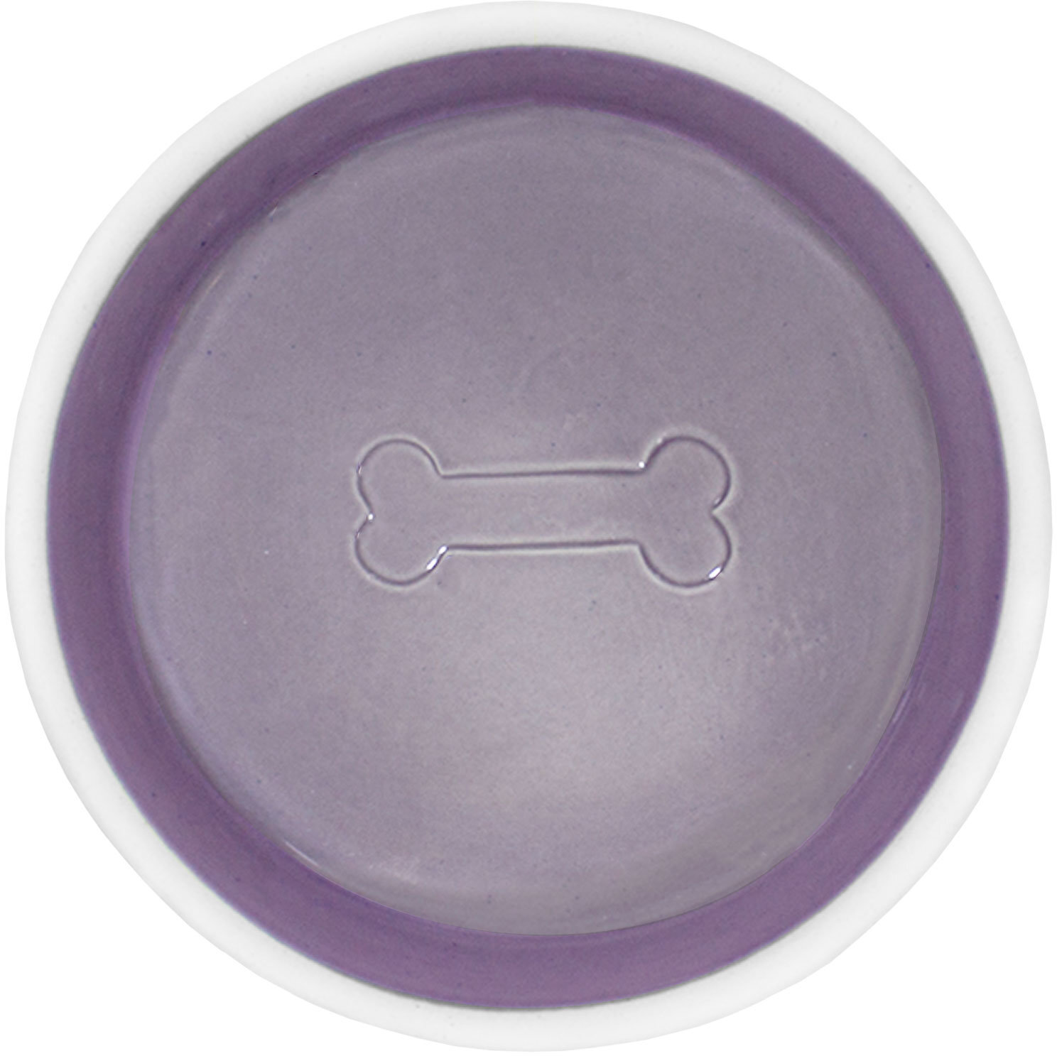 Миска для собак Lucky Pet керамическая фиолетовая 180 мл фото 3