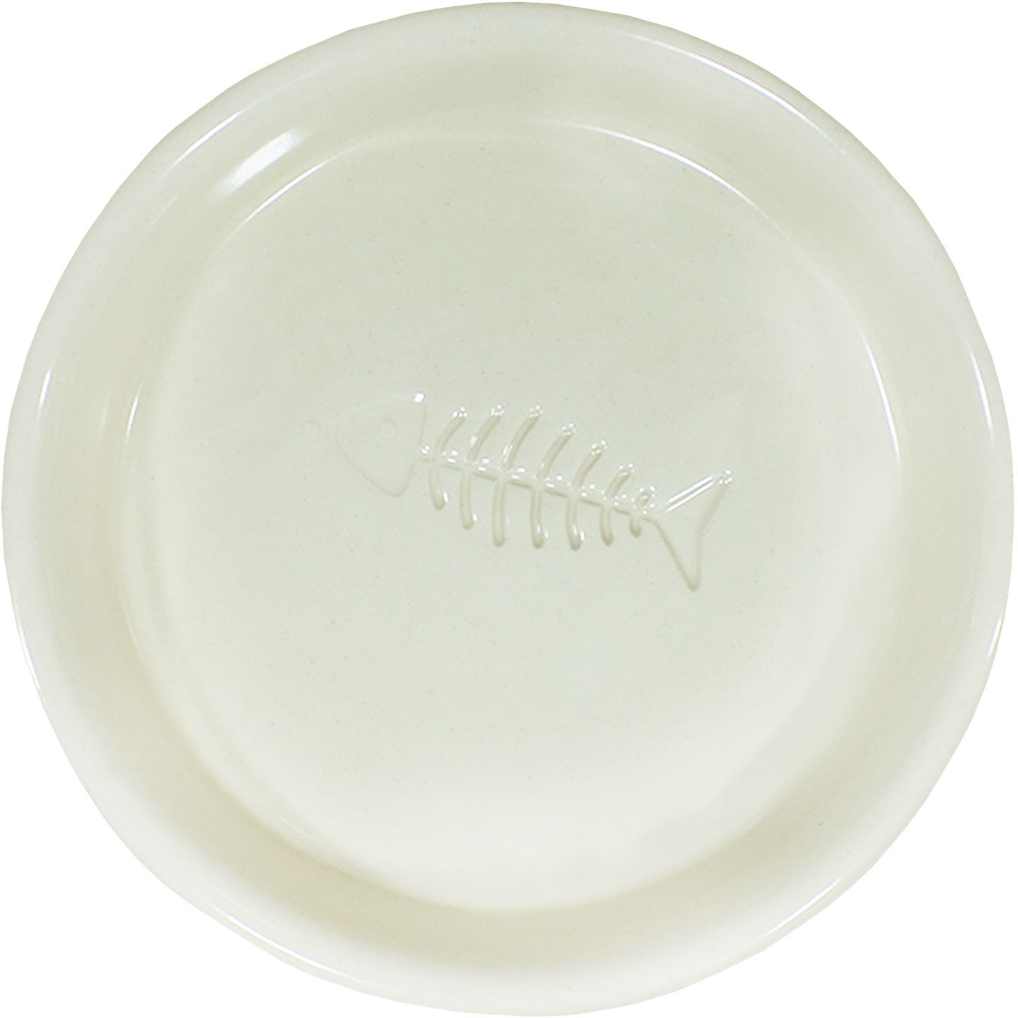 Миска для собак и котов Lucky Pet керамическая бежевая 180 мл фото