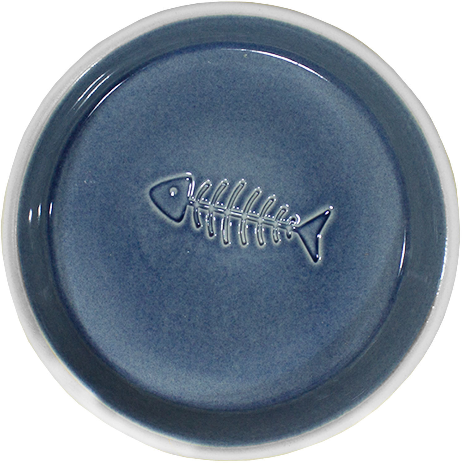 Миска для собак и котов Lucky Pet керамическая голубая 180 мл фото