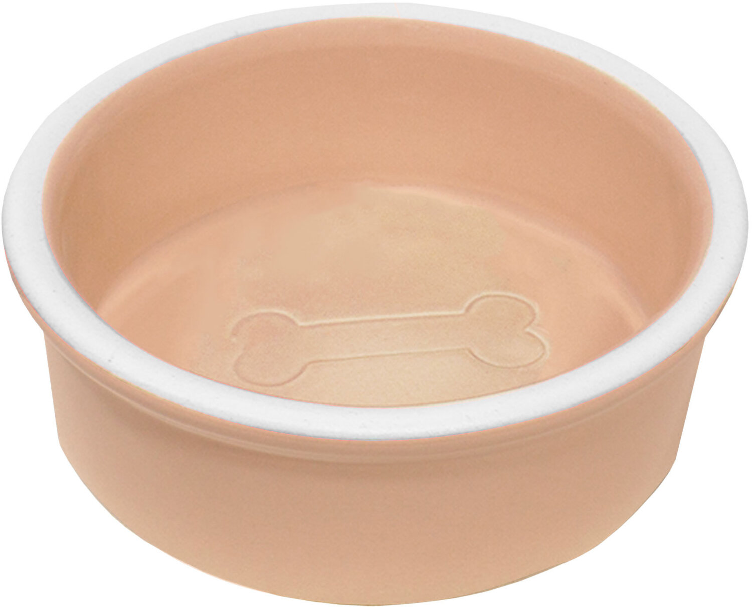 Миска для собак Lucky Pet керамическая бежевая 250 мл фото