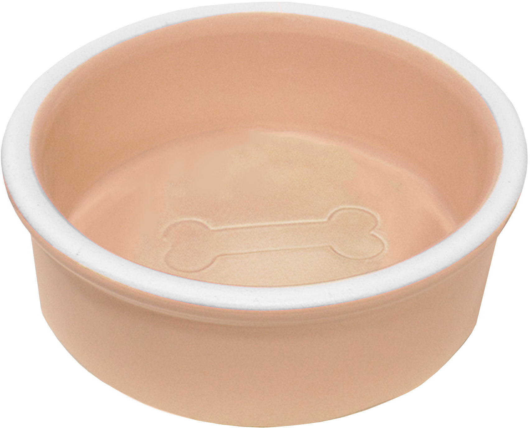 Миска для собак Lucky Pet керамическая бежевая 250 мл фото 2