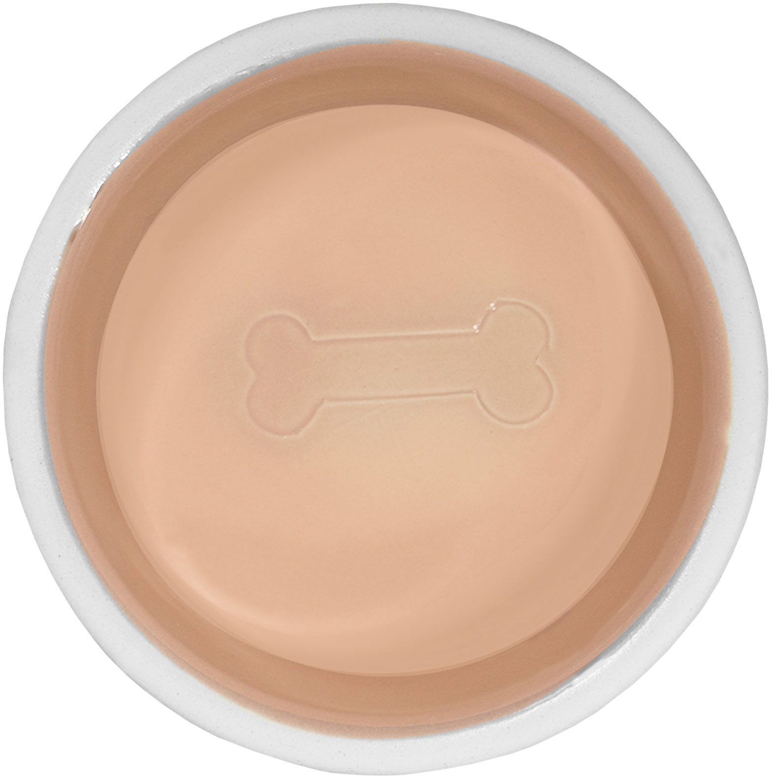 Миска для собак Lucky Pet керамическая бежевая 250 мл фото 3