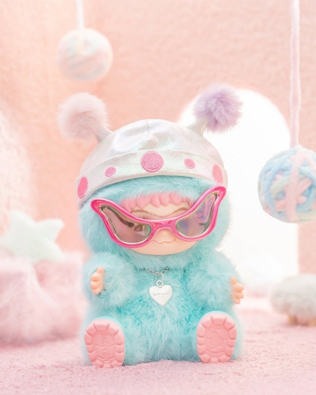 Колекційна м’яка іграшка з кільцем Pop Top Letsvan "Wakuku" - Весела Вечірка (17WK-0601)фото