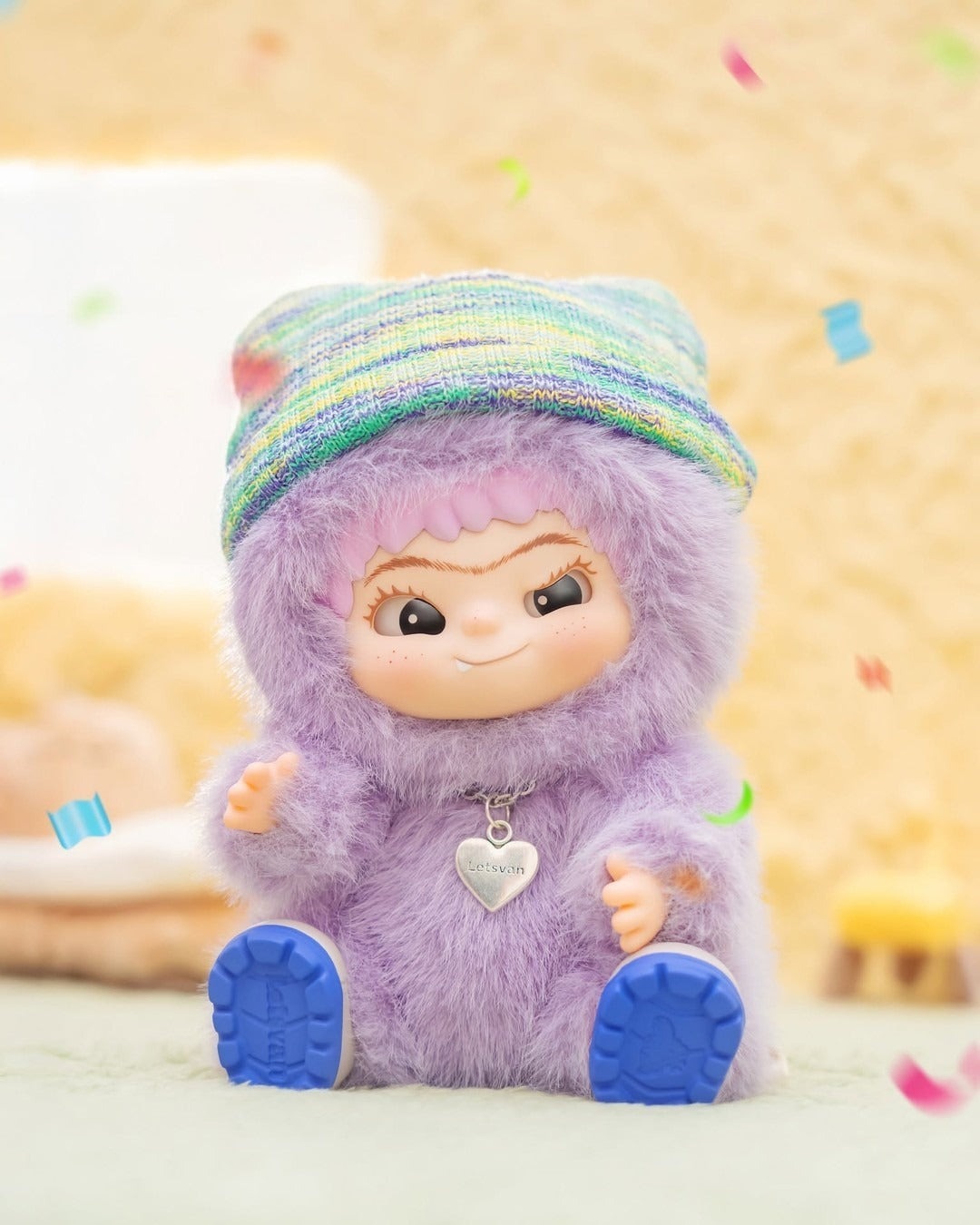 Колекційна м’яка іграшка з кільцем Pop Top Letsvan "Wakuku" - Весела Вечірка (17WK-0601)фото