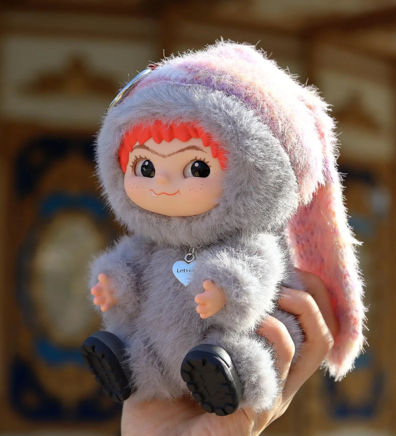 Колекційна м’яка іграшка з кільцем Pop Top Letsvan "Wakuku" - Весела Вечірка (17WK-0601)фото