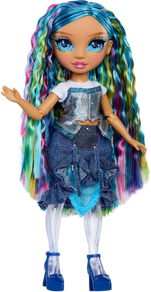 Игровой набор с куклой Rainbow High серии "Rainbow Shimmers" - Скайлер (со слаймом), (122418) фото 