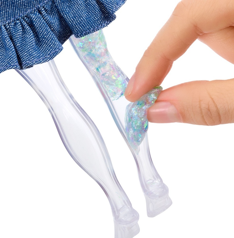 Игровой набор с куклой Rainbow High серии "Rainbow Shimmers" - Скайлер (со слаймом), (122418) фото 