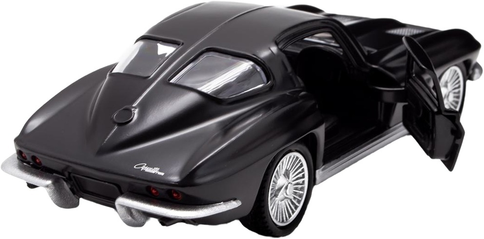 Автомодель - Chevrolet Corvette Split Window 1963, черный (250411U) фото 