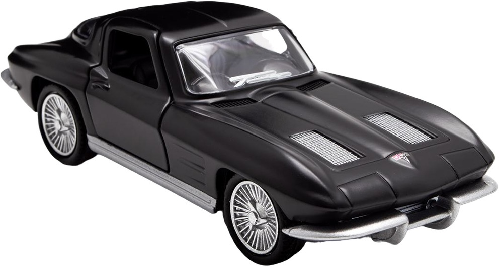 Автомодель - Chevrolet Corvette Split Window 1963, черный (250411U) фото 