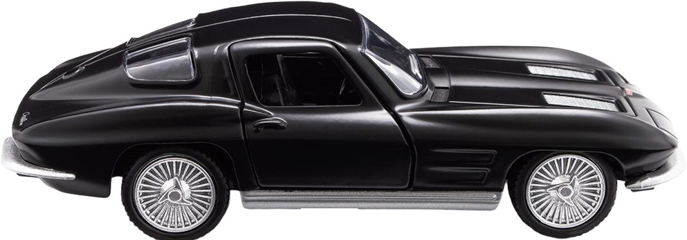 Автомодель - Chevrolet Corvette Split Window 1963, черный (250411U) фото 