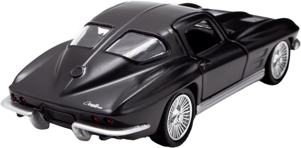 Автомодель - Chevrolet Corvette Split Window 1963, черный (250411U) фото 