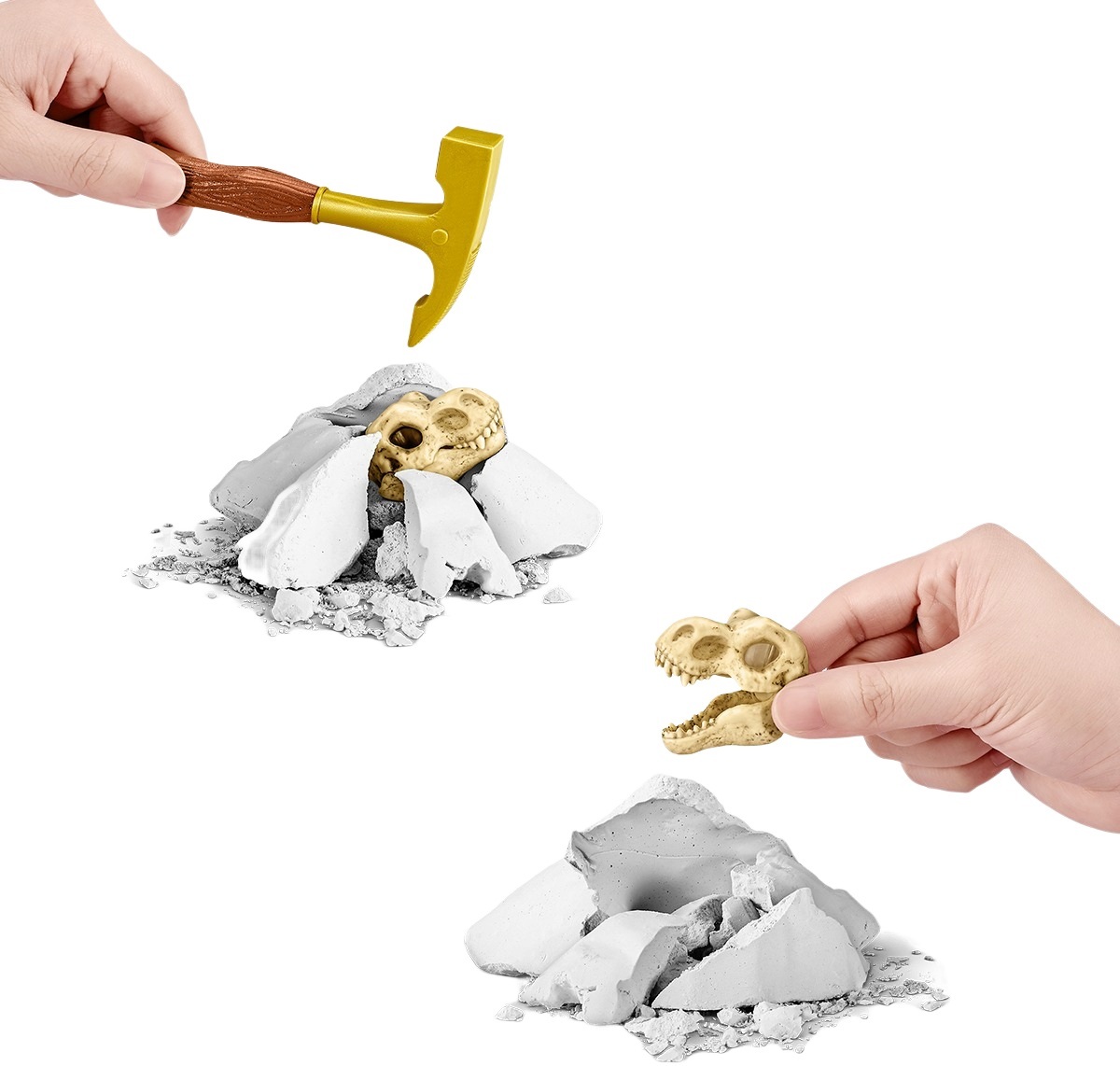 Інтерактивний ігровий набір-сюрприз Robo Alive S1 – Бурштинові Розкопки Динозавра (71153)фото4