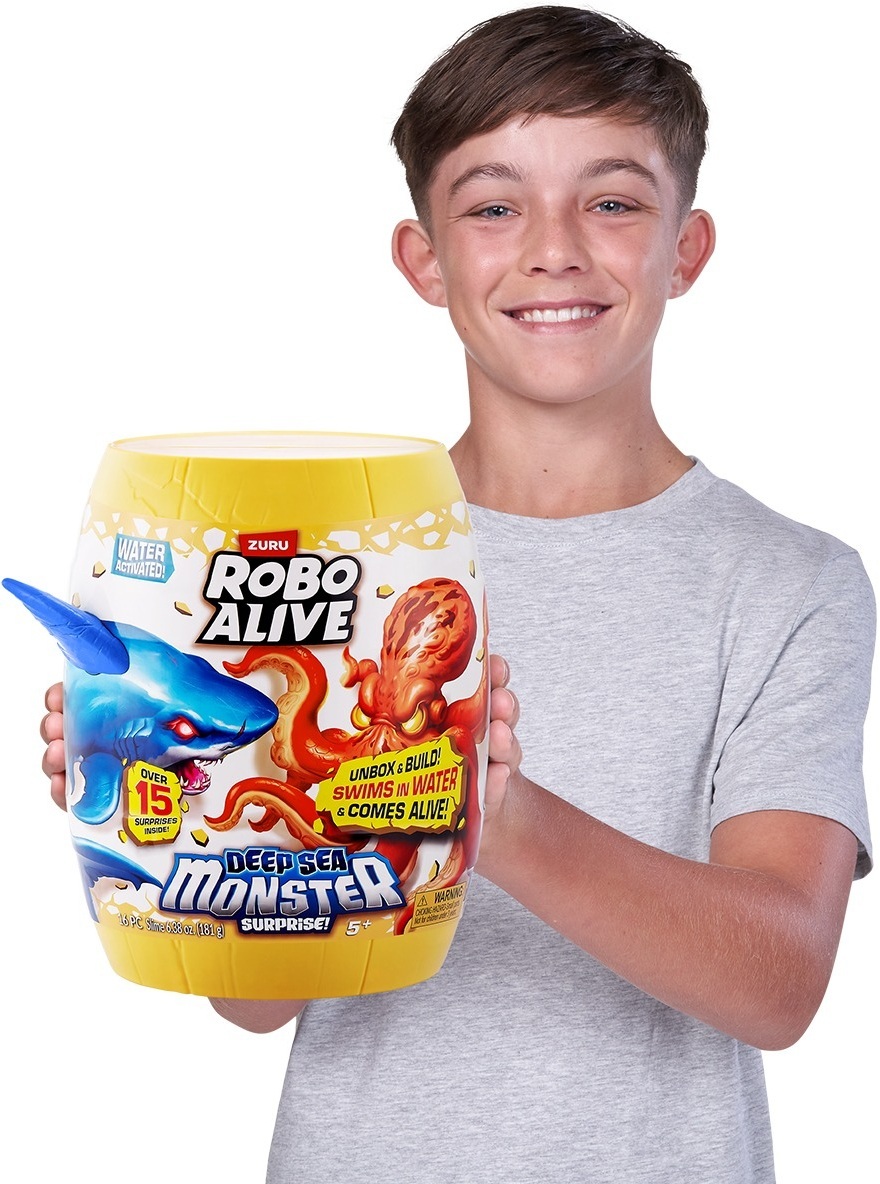 Интерактивный игровой набор Robo Alive S1 – глубоководный сюрприз Большая белая акула (71155A) фото 7