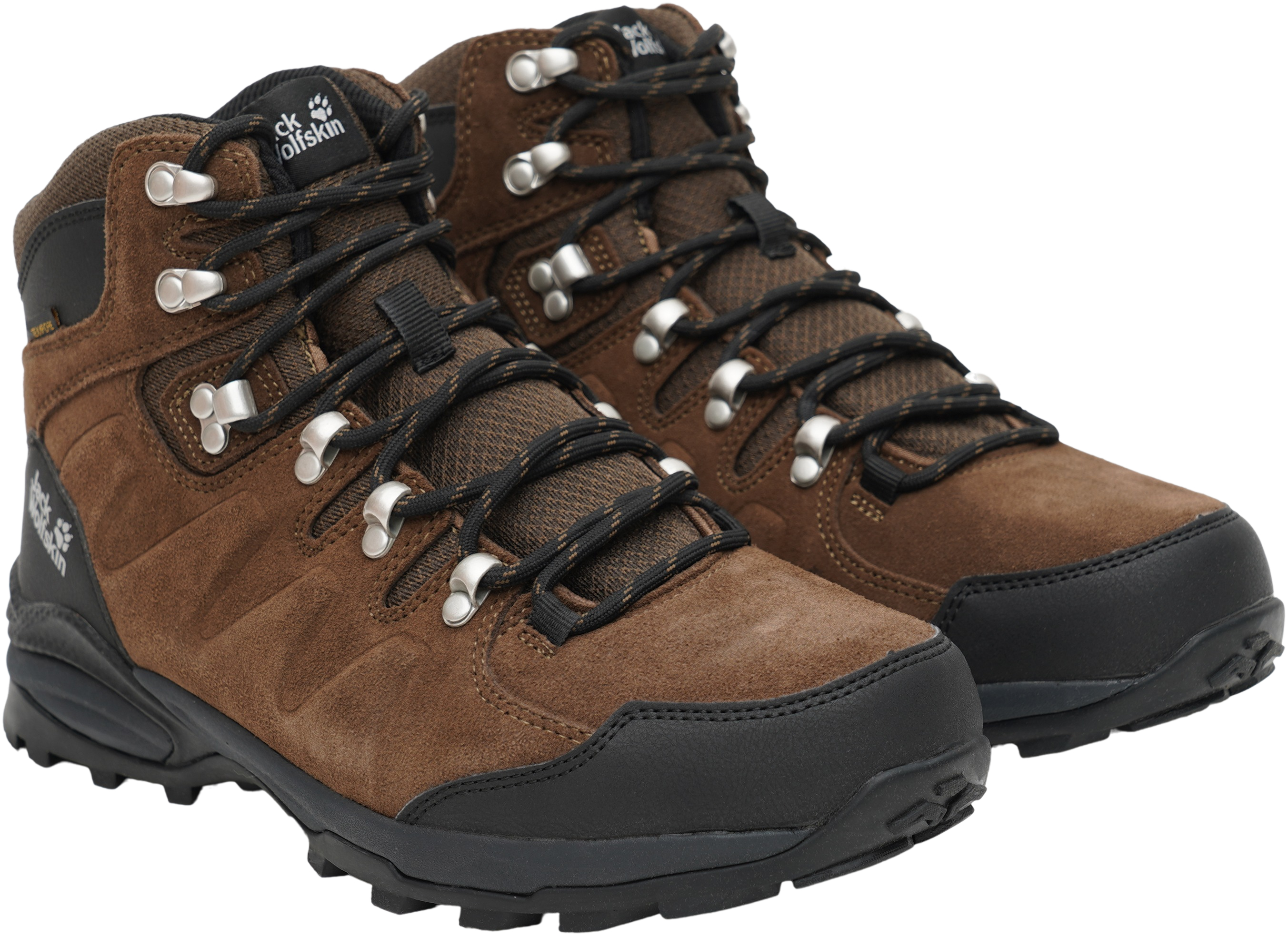 Ботинки мужские Jack Wolfskin Everquest Texapore Mid M 4049841-5298 41 коричневые фото 6