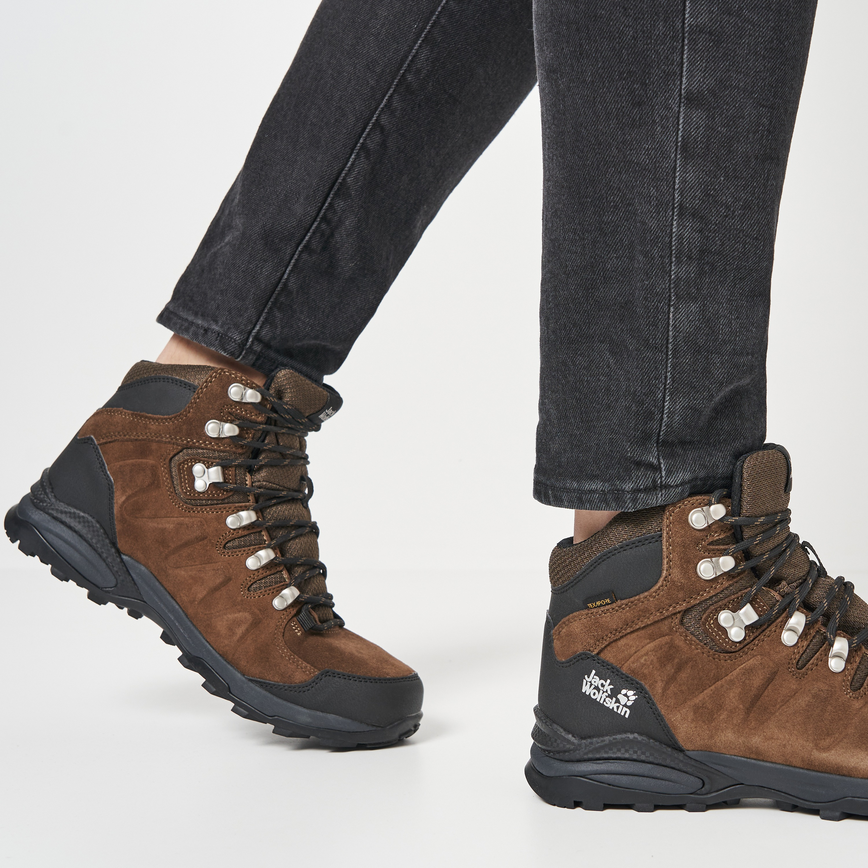 Ботинки мужские Jack Wolfskin Everquest Texapore Mid M 4049841-5298 41 коричневые фото 7