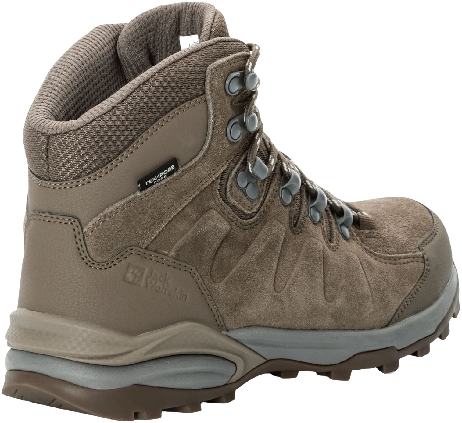Ботинки женские Jack Wolfskin Refugio Texapore Mid W 4050871-4610 36 коричневые фото 4
