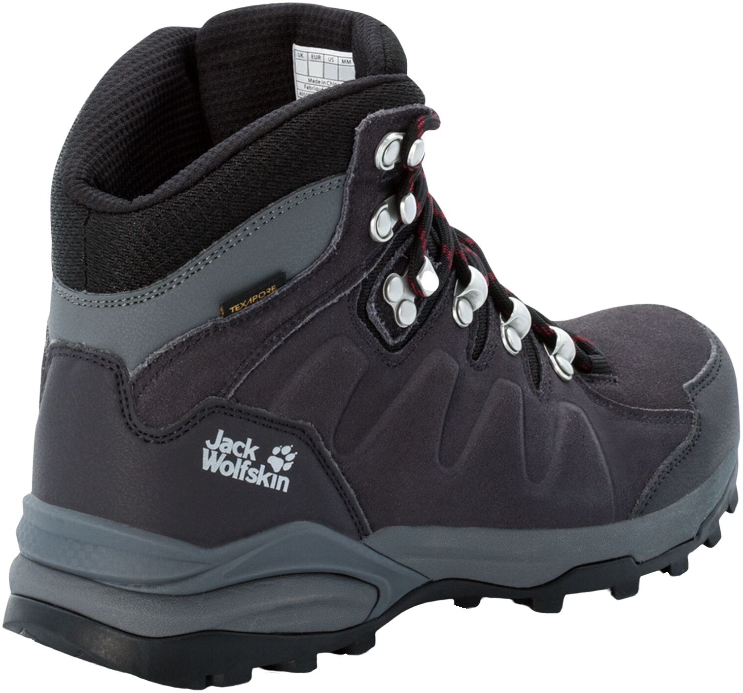 Ботинки женские Jack Wolfskin Refugio Texapore Mid W 4050871-6157 36 темно-фиолетовые фото 3