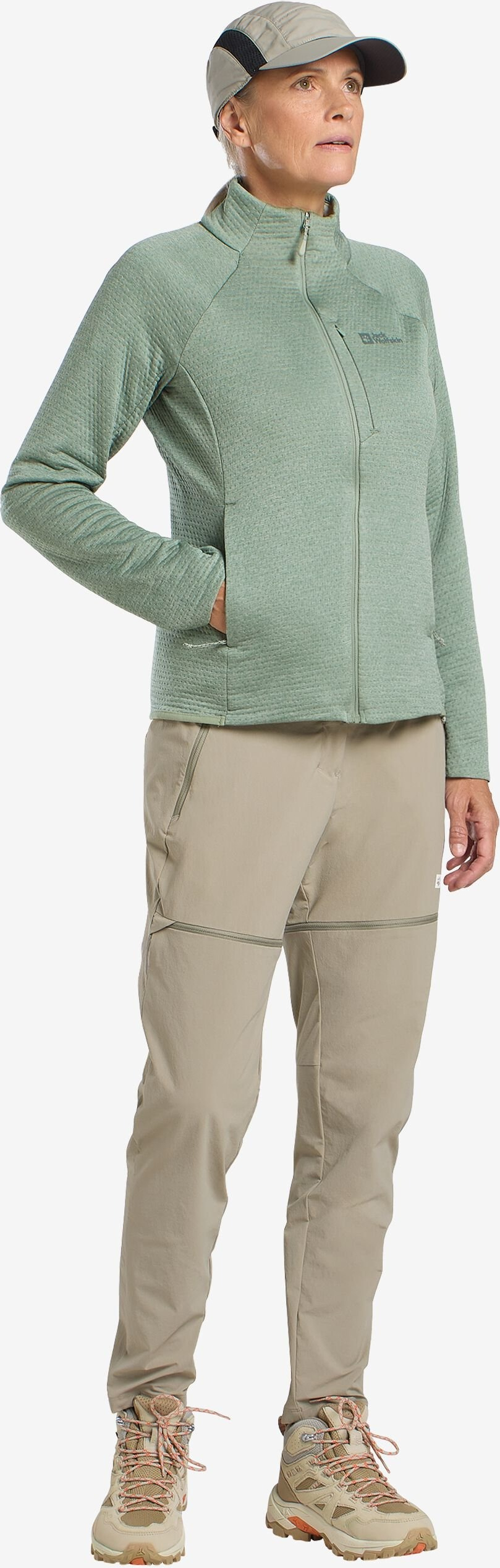 Ботинки женские Jack Wolfskin Vojo Tour Texapore Mid W A62071-A0029 36 бежевые фото 10