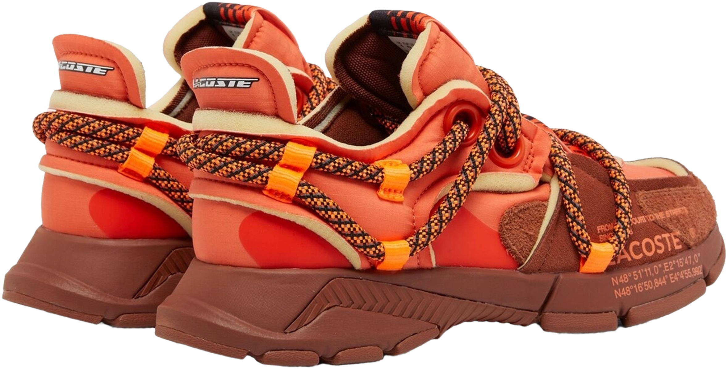 Кросівки чоловічі Lacoste L003 748SMA0051-AOD 45 (10.5 UK) помаранчевіфото