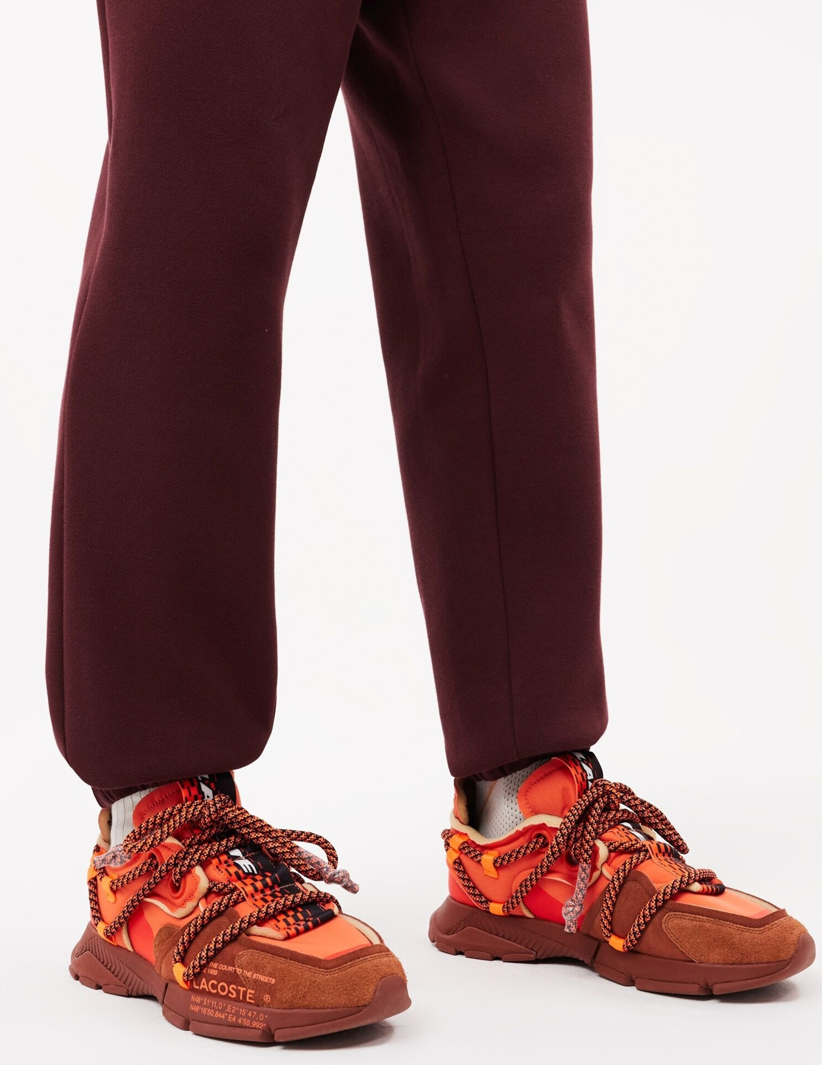 Кросівки чоловічі Lacoste L003 748SMA0051-AOD 45 (10.5 UK) помаранчевіфото