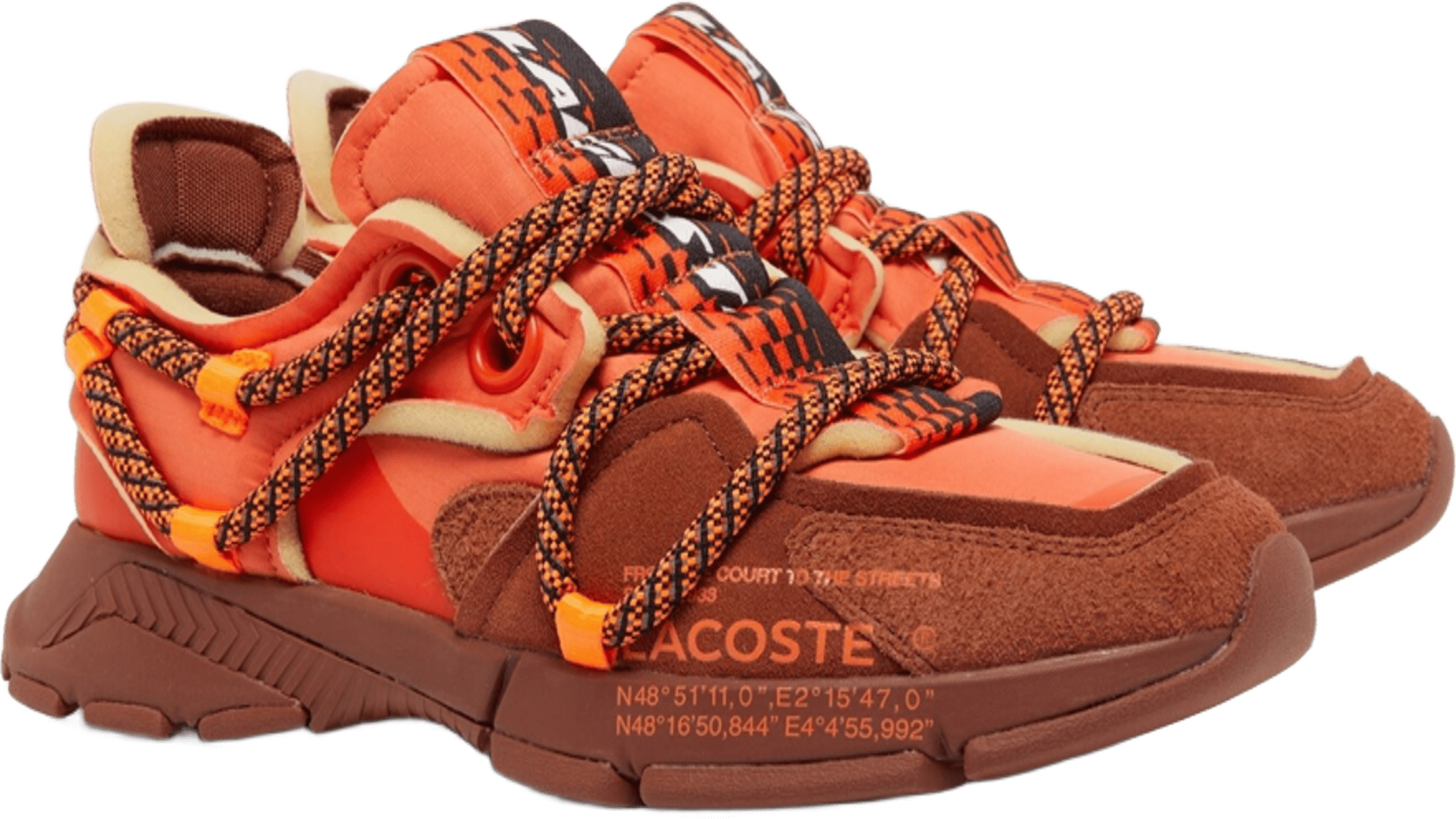 Кросівки чоловічі Lacoste L003 748SMA0051-AOD 45 (10.5 UK) помаранчевіфото