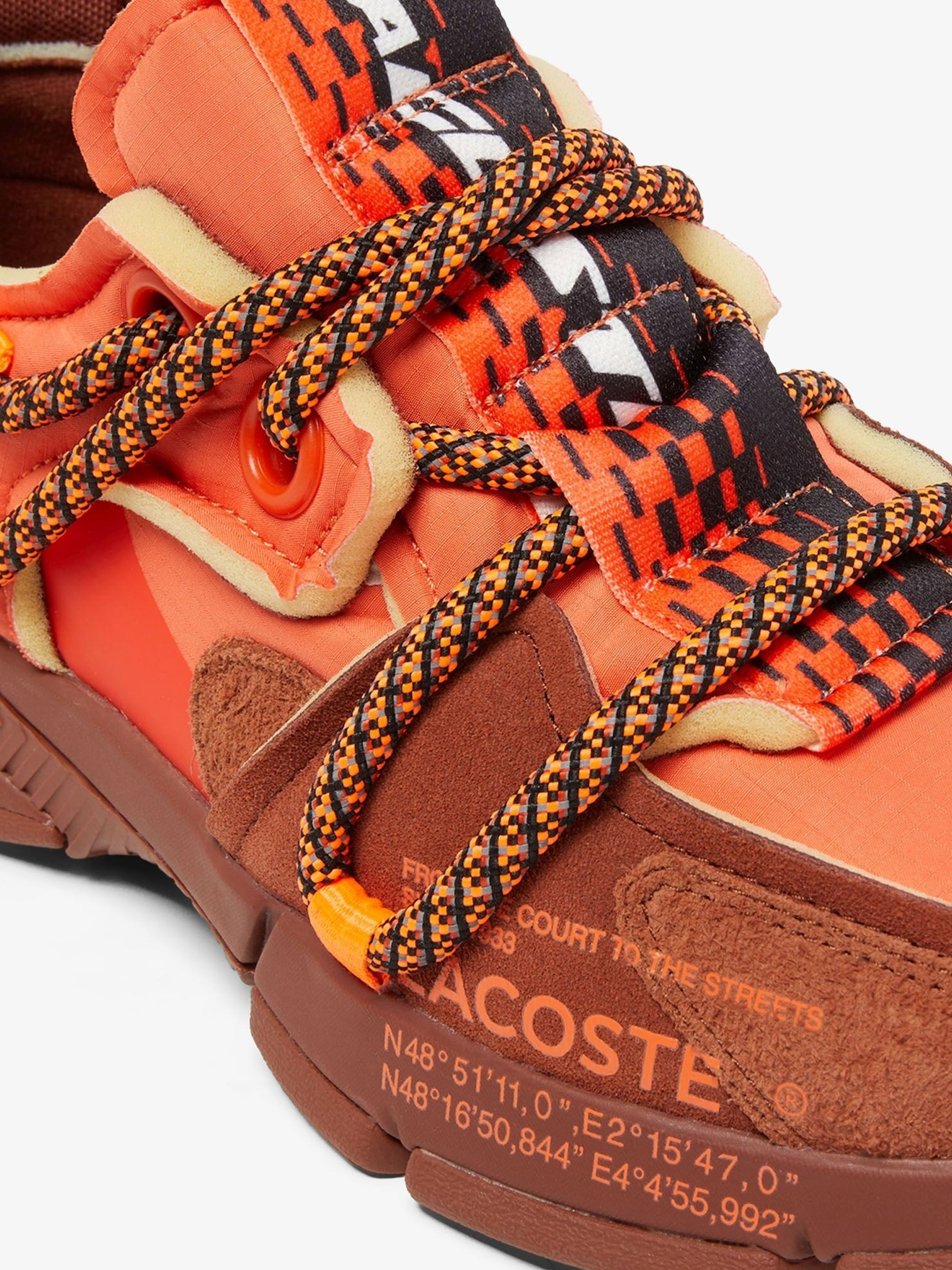 Кросівки чоловічі Lacoste L003 748SMA0051-AOD 45 (10.5 UK) помаранчевіфото