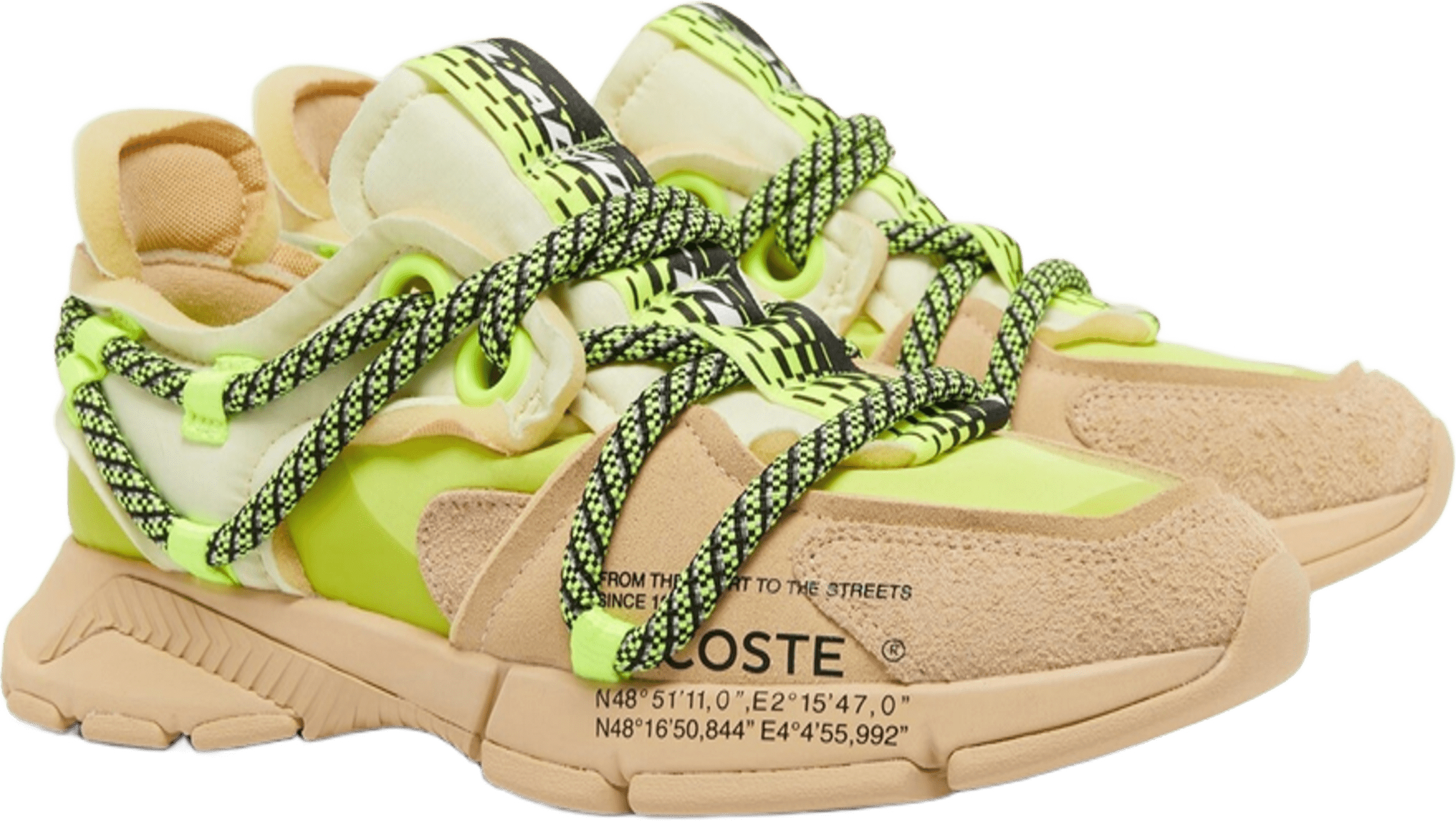 Кросівки чоловічі Lacoste L003 748SMA0051-AOI 45 (10.5 UK) світло-жовтіфото