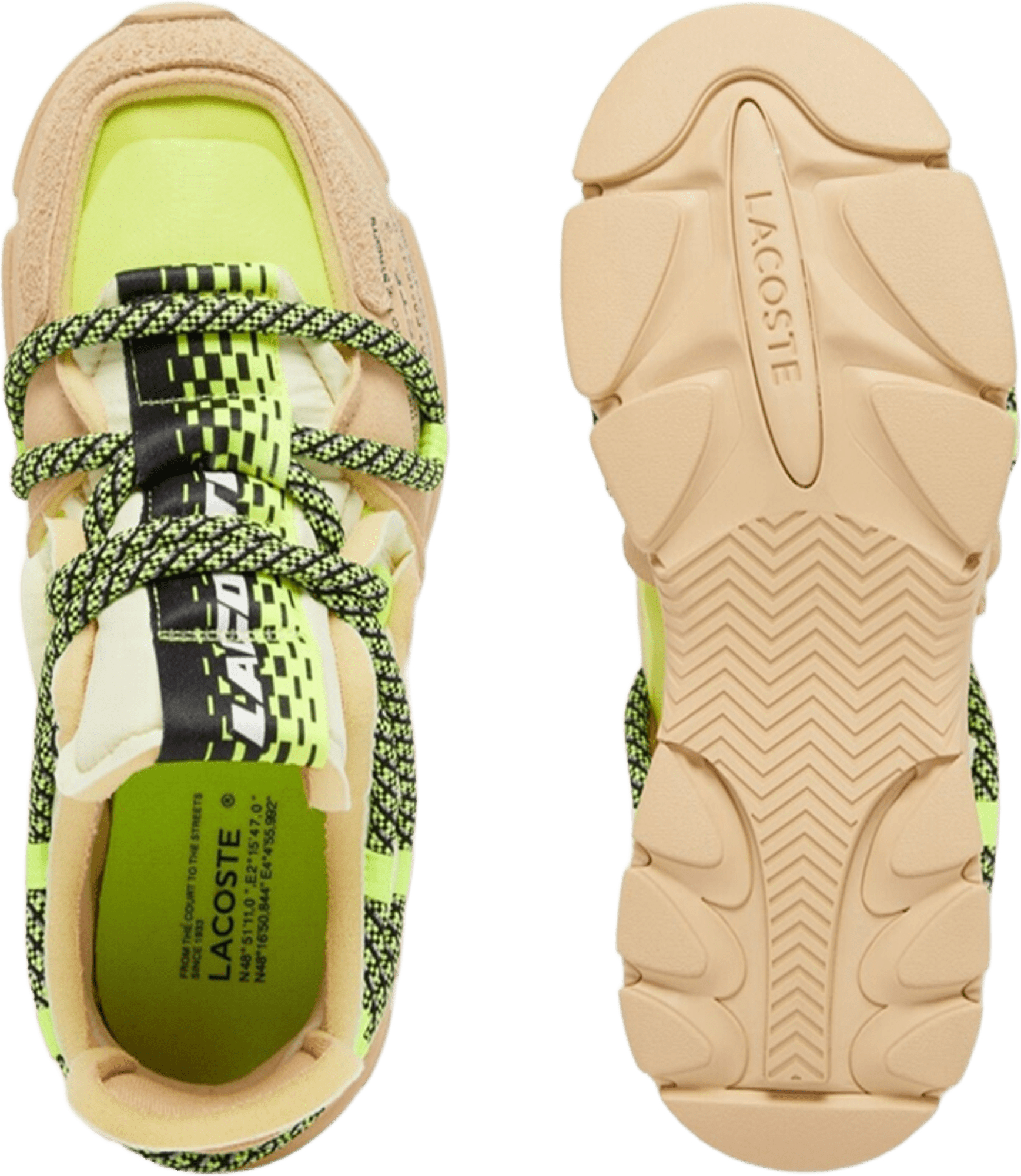 Кросівки чоловічі Lacoste L003 748SMA0051-AOI 45 (10.5 UK) світло-жовтіфото