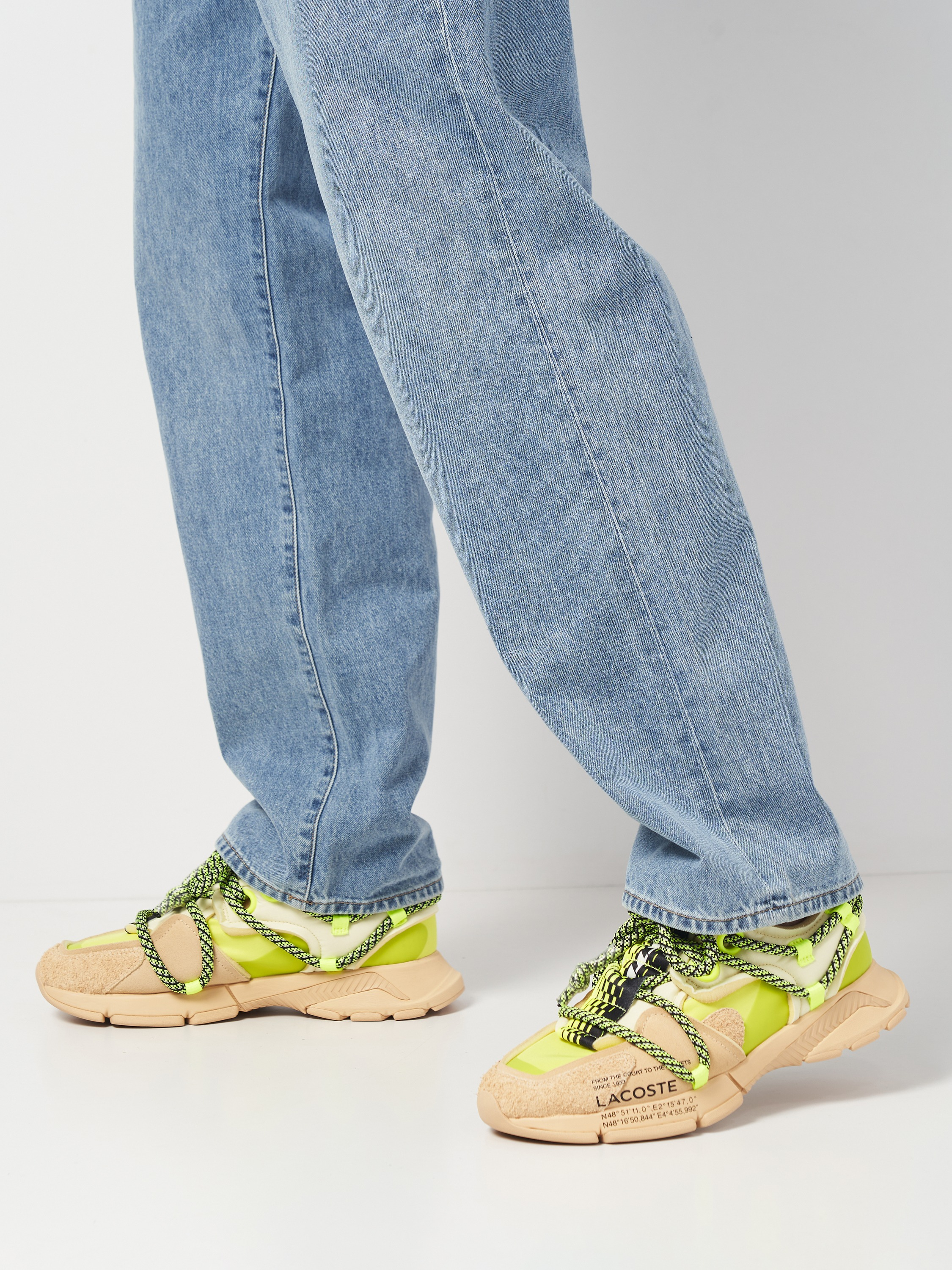 Кросівки чоловічі Lacoste L003 748SMA0051-AOI 45 (10.5 UK) світло-жовтіфото