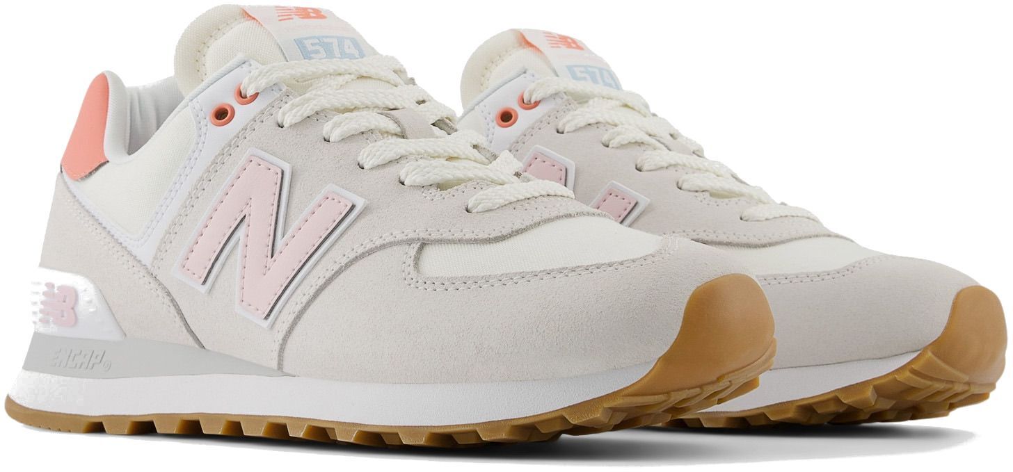 Кроссовки женские New Balance 574 WL574 IPK 37.5 (7 US) белые фото 3