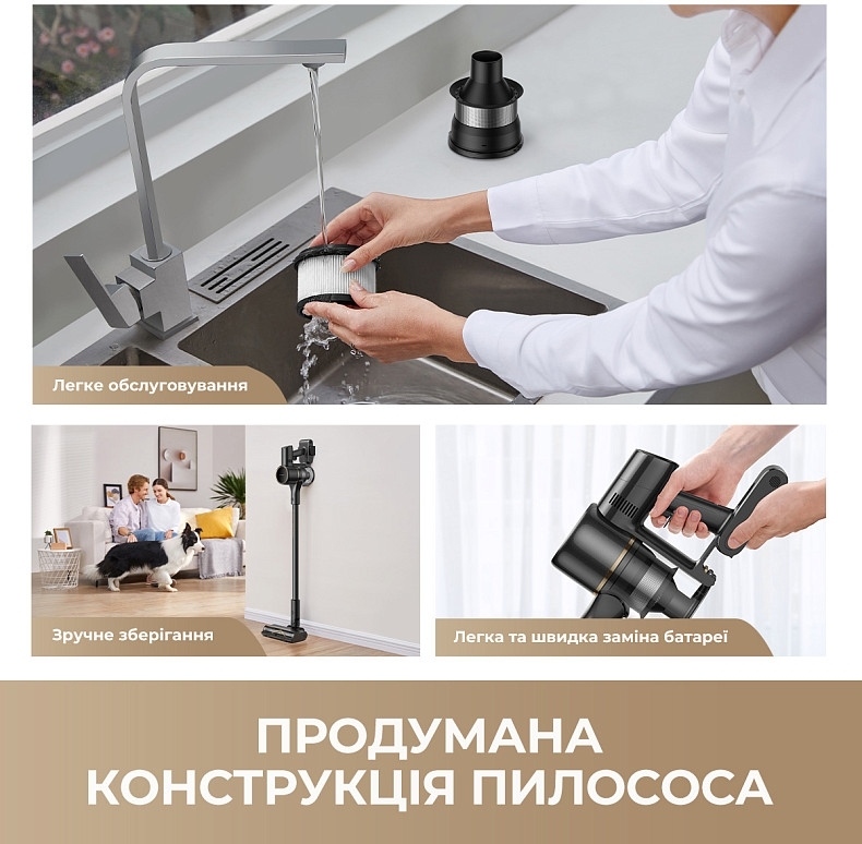 Аккумуляторный пылесос Dreame R10s Pro (VZV23A) фото