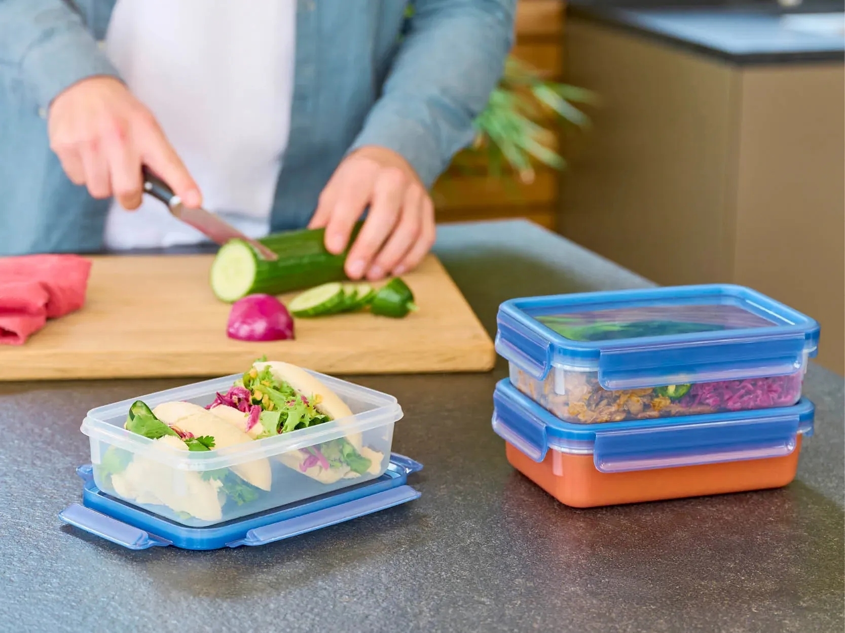 Контейнер Tefal Master Seal Eco, 0.8 л, синій (N1171318)фото4