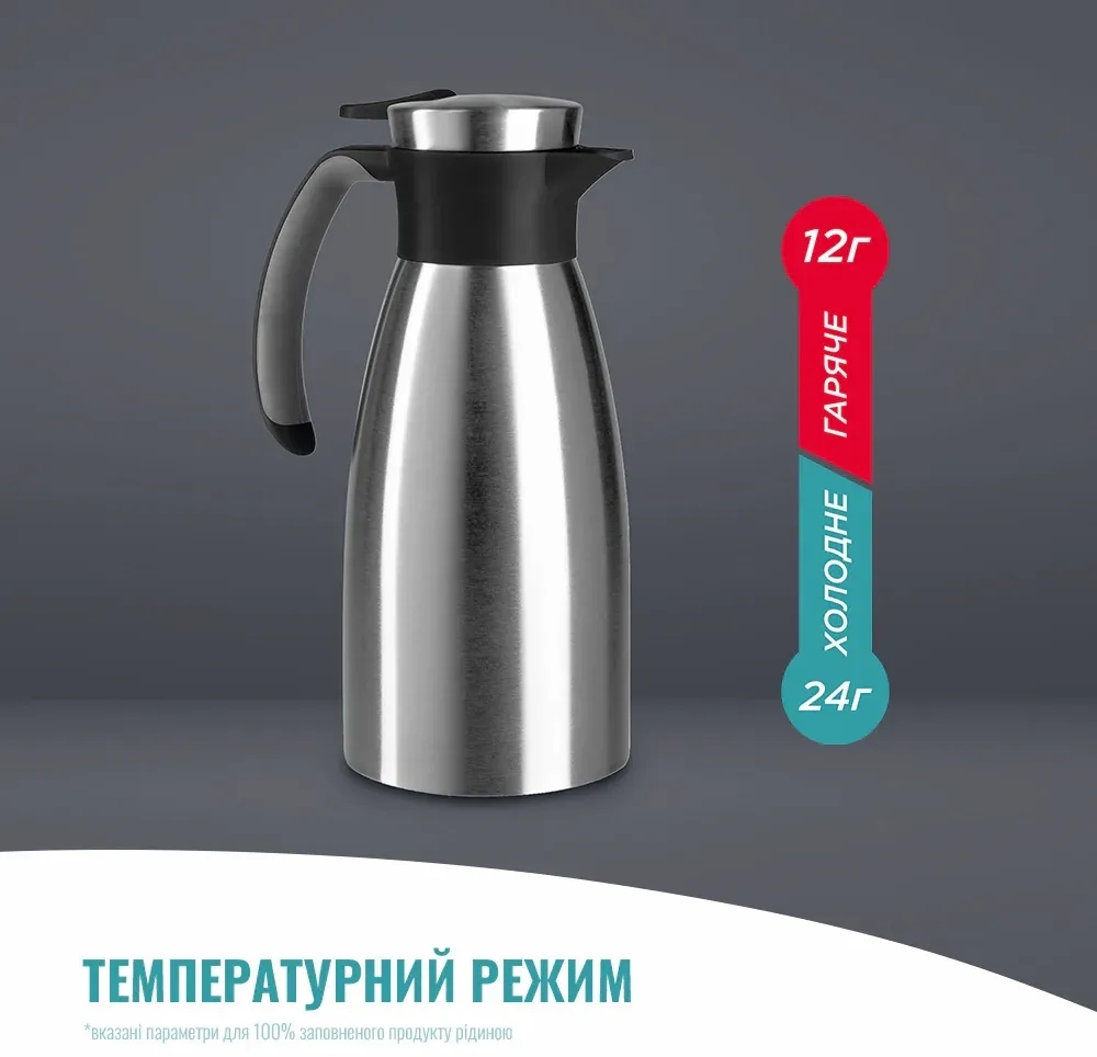 Термоглечик Tefal Soft Grip, 1,5 л, чорний (K3043214)фото4