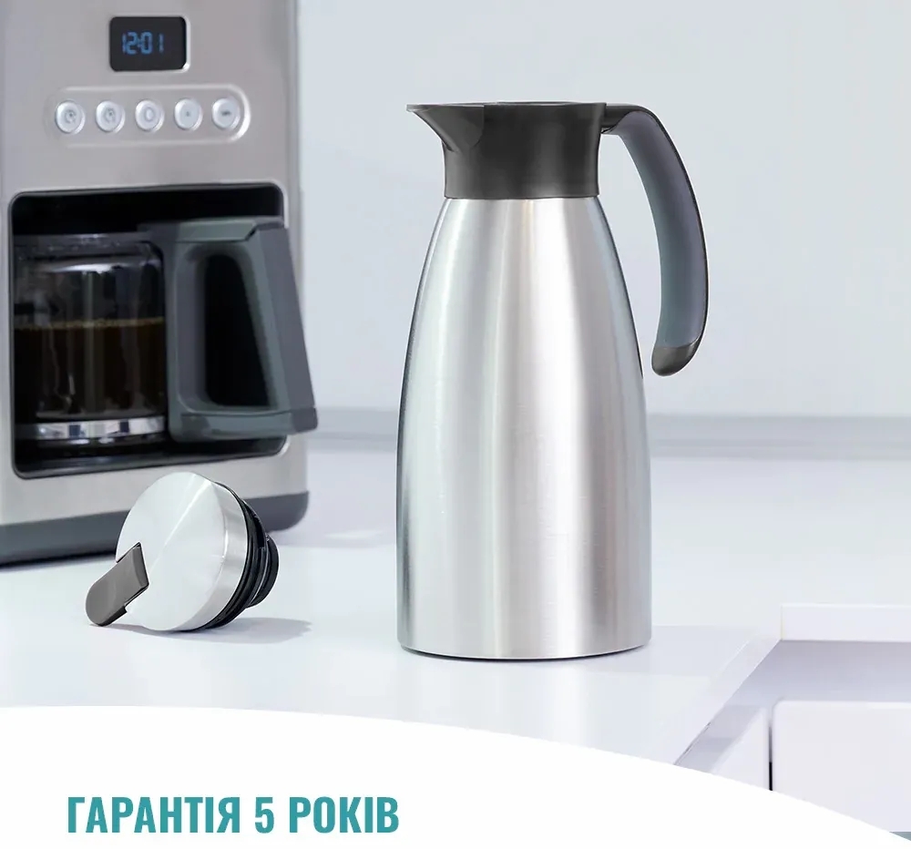 Термоглечик Tefal Soft Grip, 1,5 л, чорний (K3043214)фото8