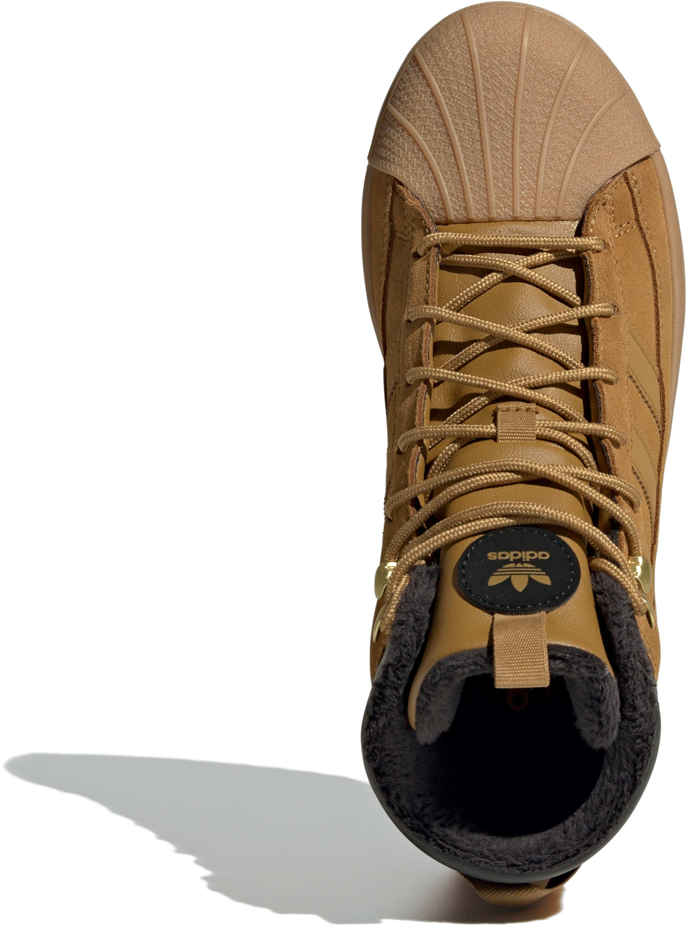 Ботинки подростковые Adidas Superstar Winter Trek J JQ0345 36 (3.5 UK) бронзовые фото 