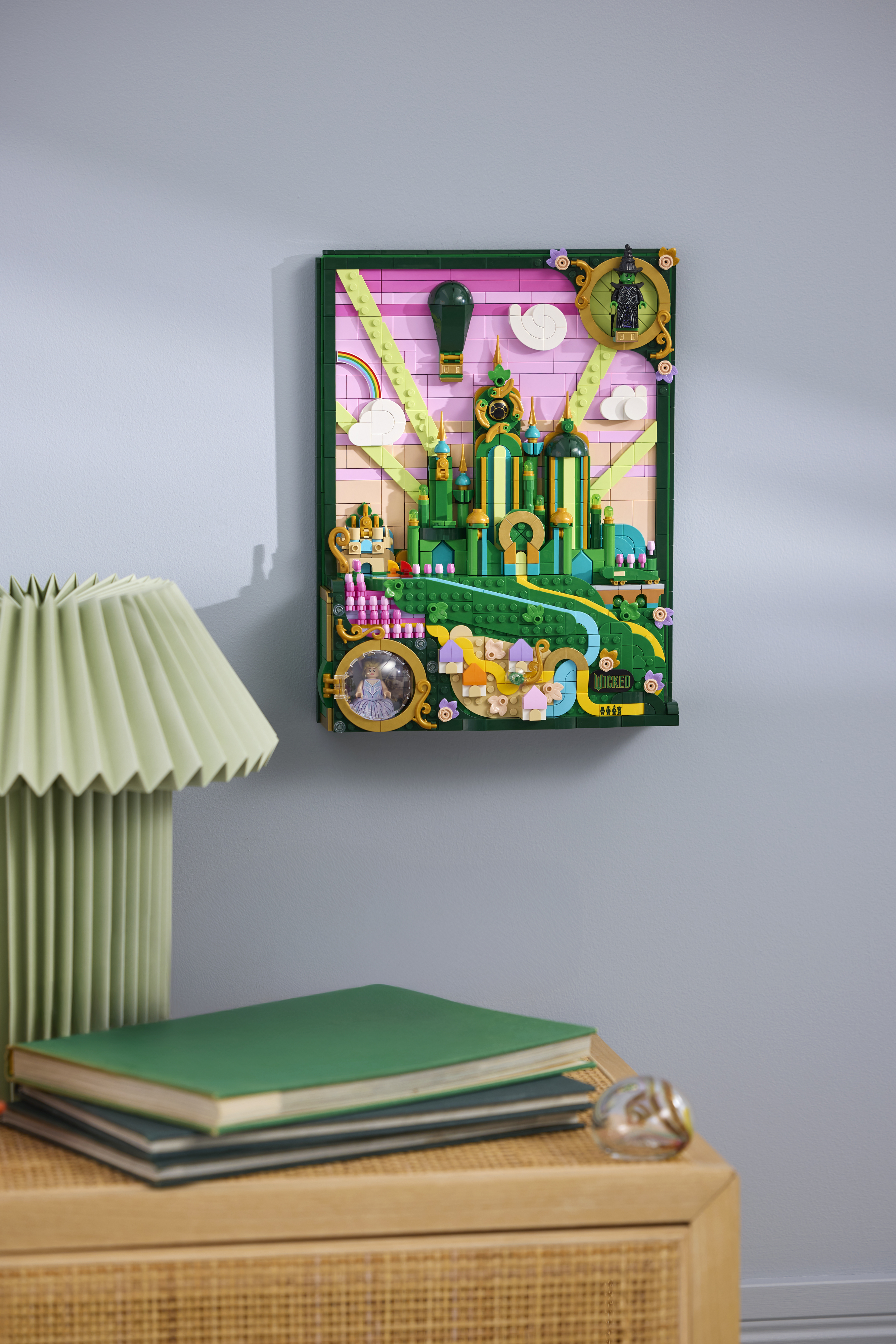 LEGO 75685 Wicked Изумрудный город настенный арт фото 9