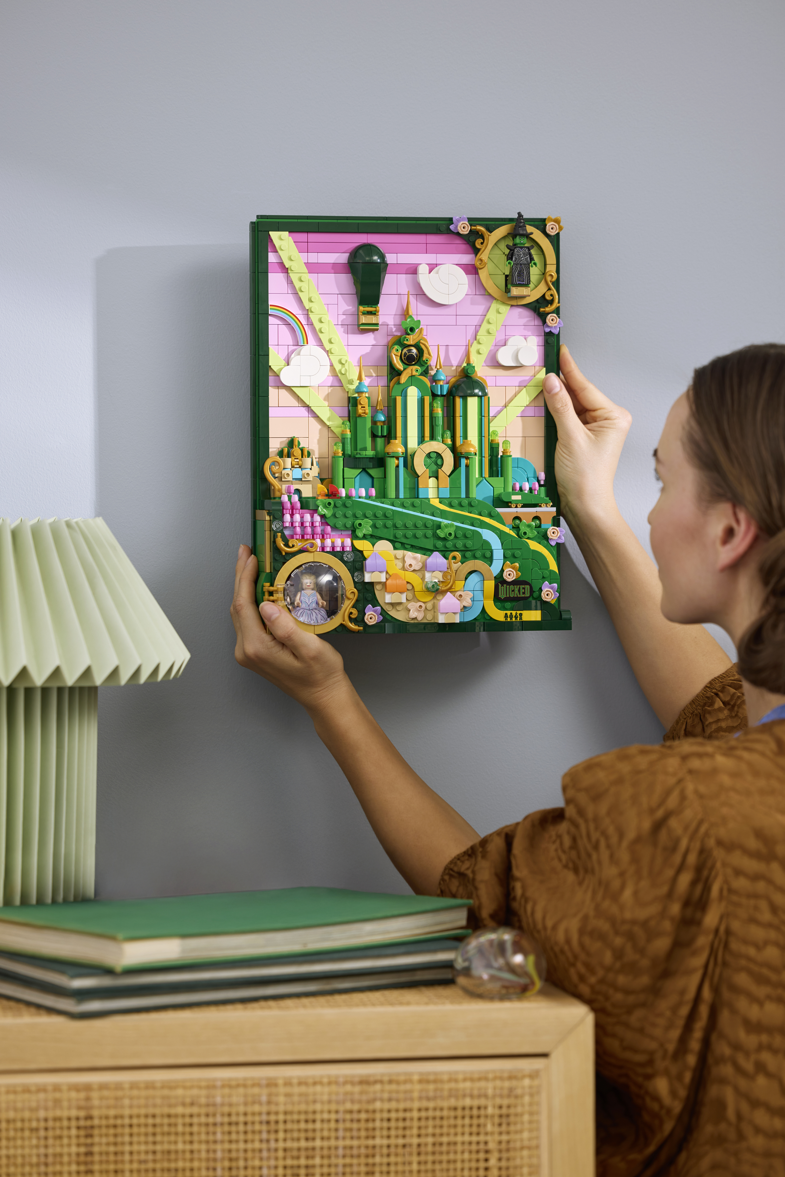 LEGO 75685 Wicked Изумрудный город настенный арт фото 10