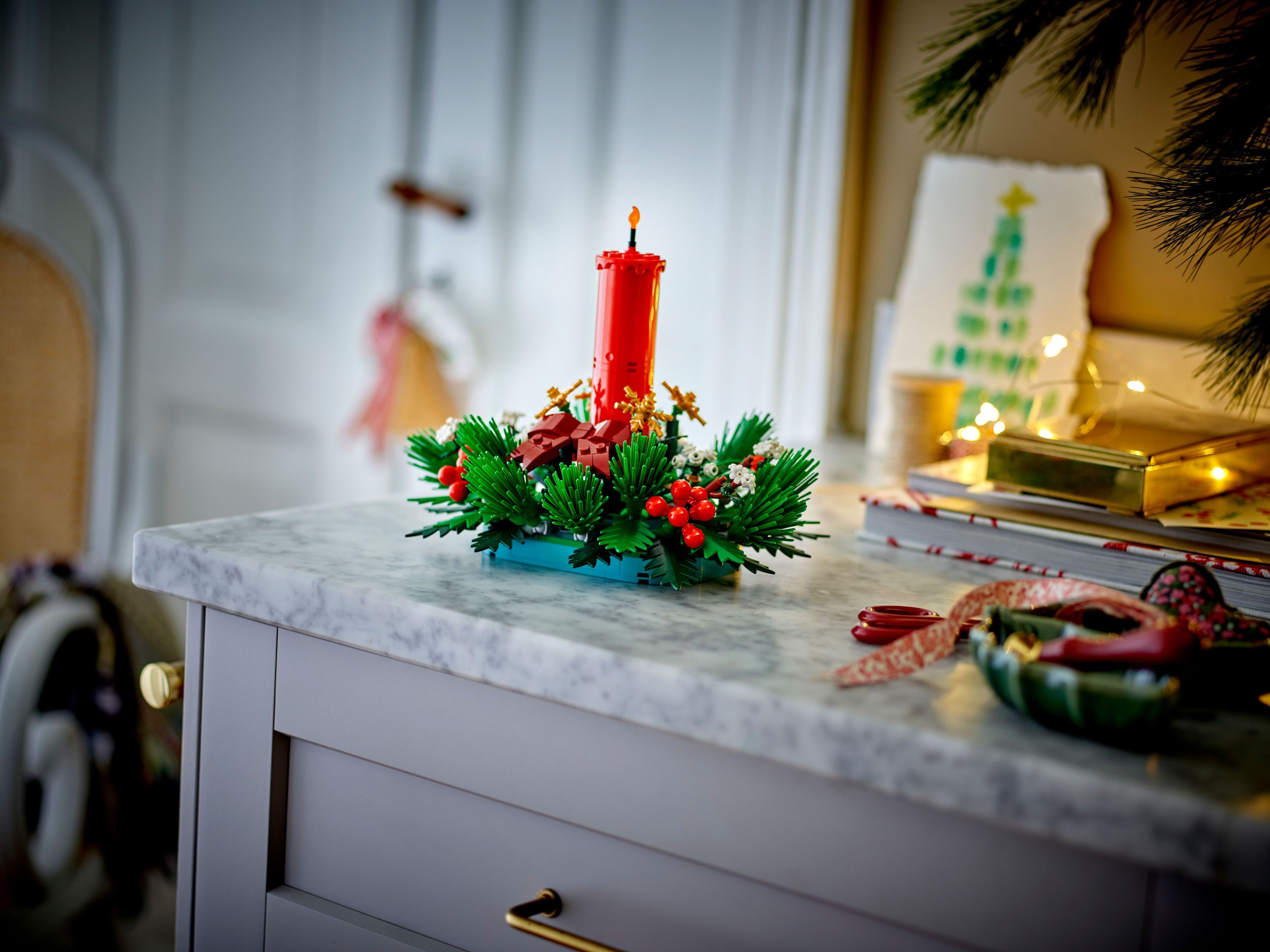 LEGO 40743 Iconic Декор для різдвяного столафото6