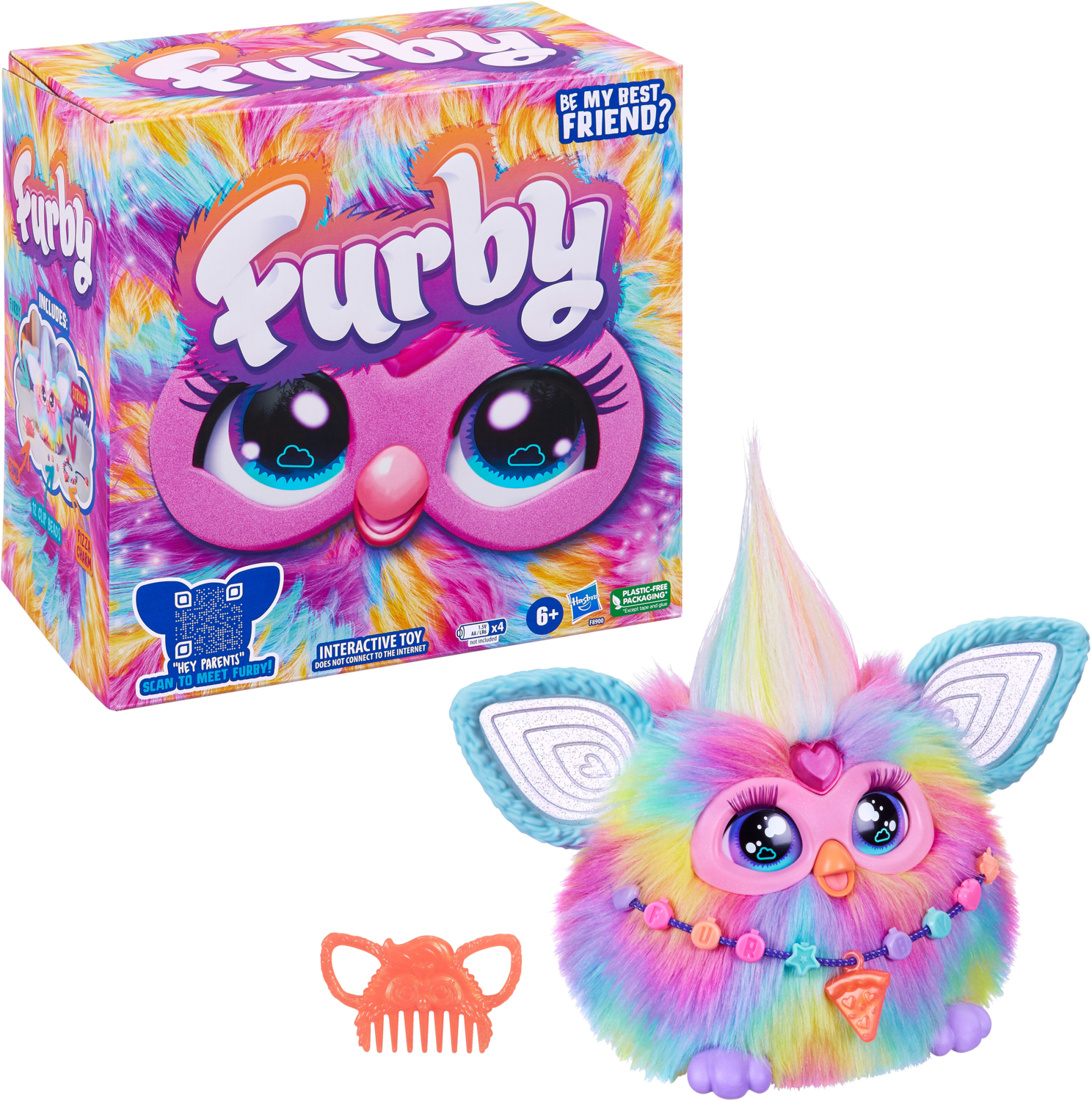 Іграшка інтерактивна Hasbro "Furby Tie Dye" (F8900)фото