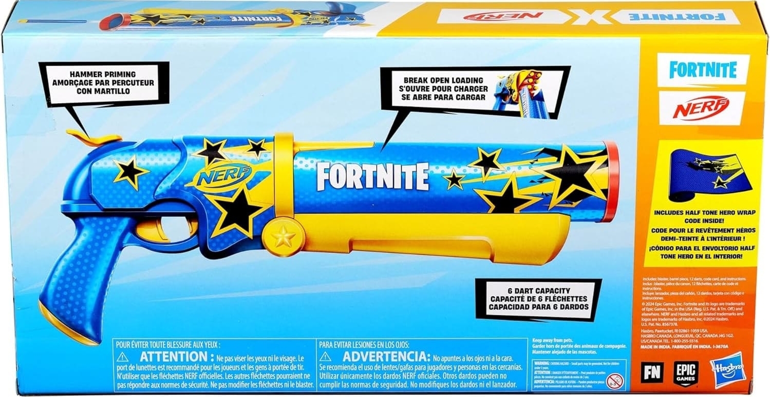 Бластер іграшковий Nerf Fortnite Half tone hero (F8947)фото6