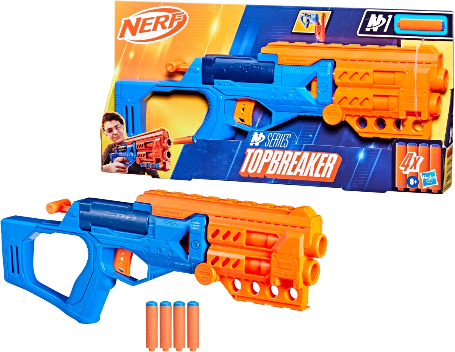 Бластер игрушечный Topbreaker серия Nerf N Series (G0877) фото